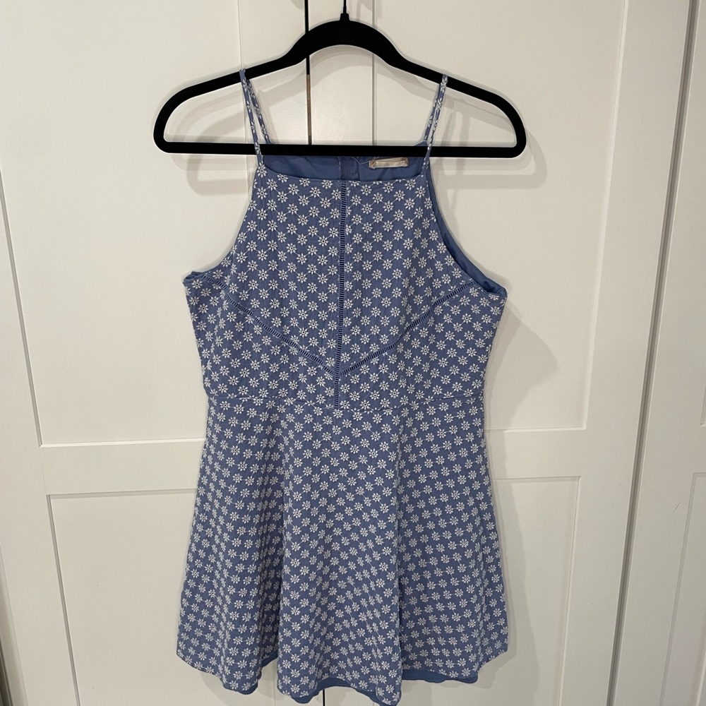 Altar’d State Blue and White Floral Dress